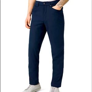 Mens Lululemon ABC Relaxed Pants -Navy